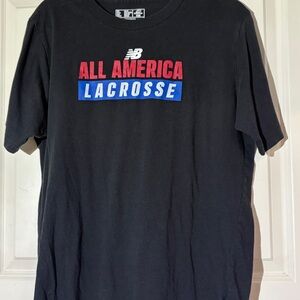 New Balance All America Black Lacrosse T-Shirt